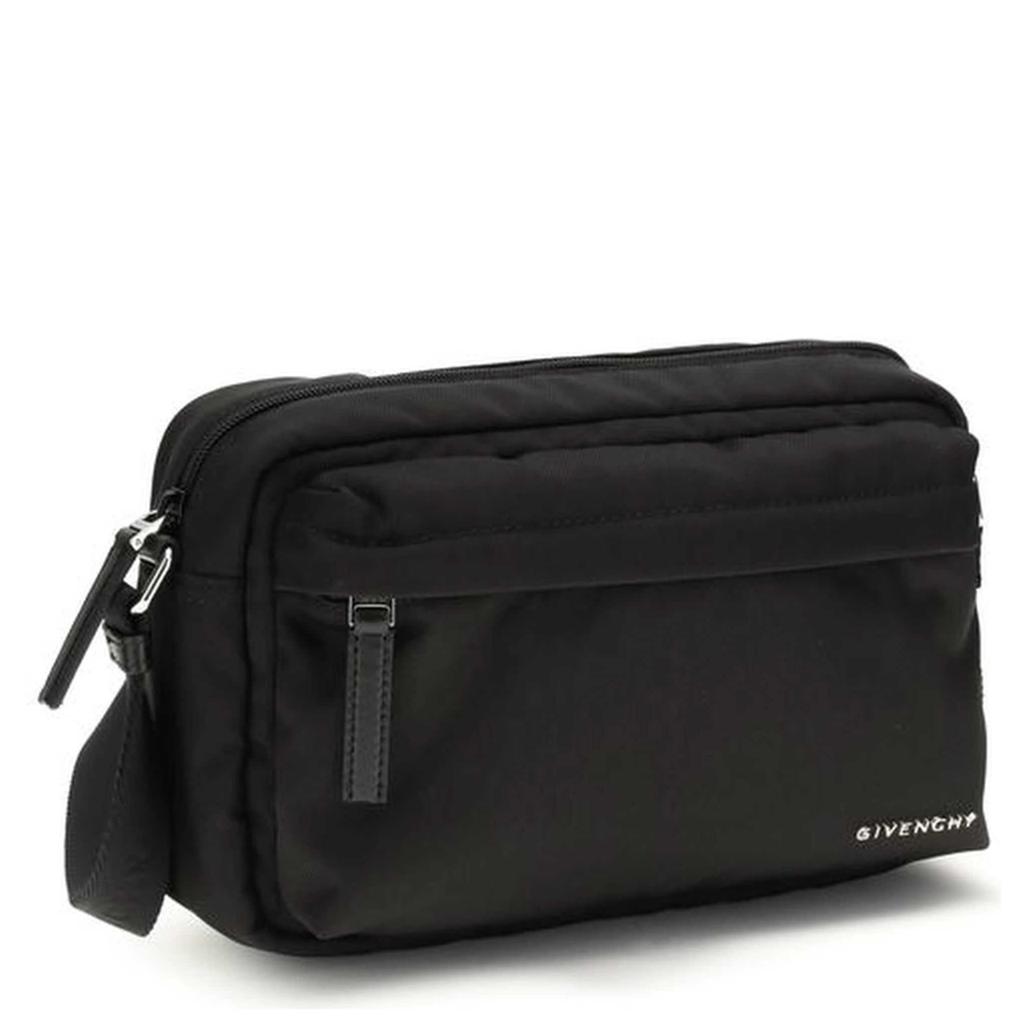 Black Polyamide Shoulder Bag