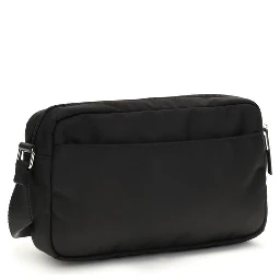 Black Polyamide Shoulder Bag