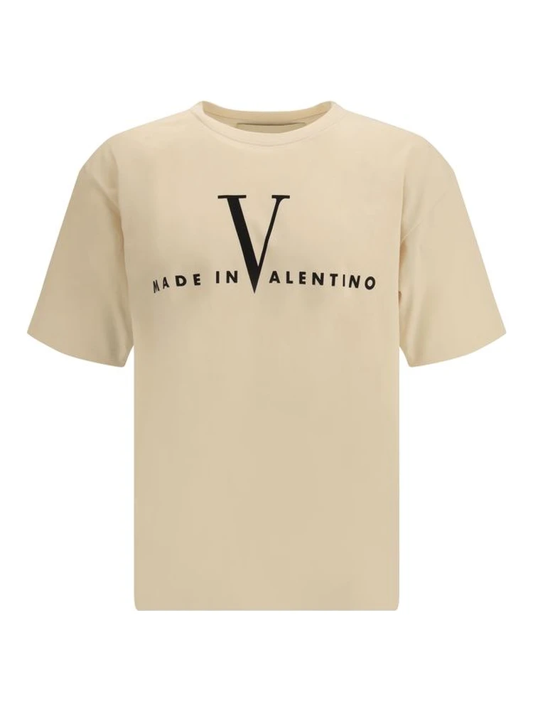 Cream Cotton T-Shirt