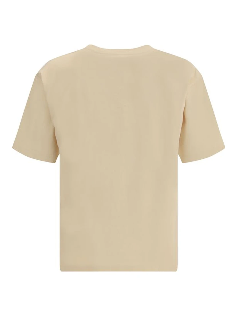 Cream Cotton T-Shirt