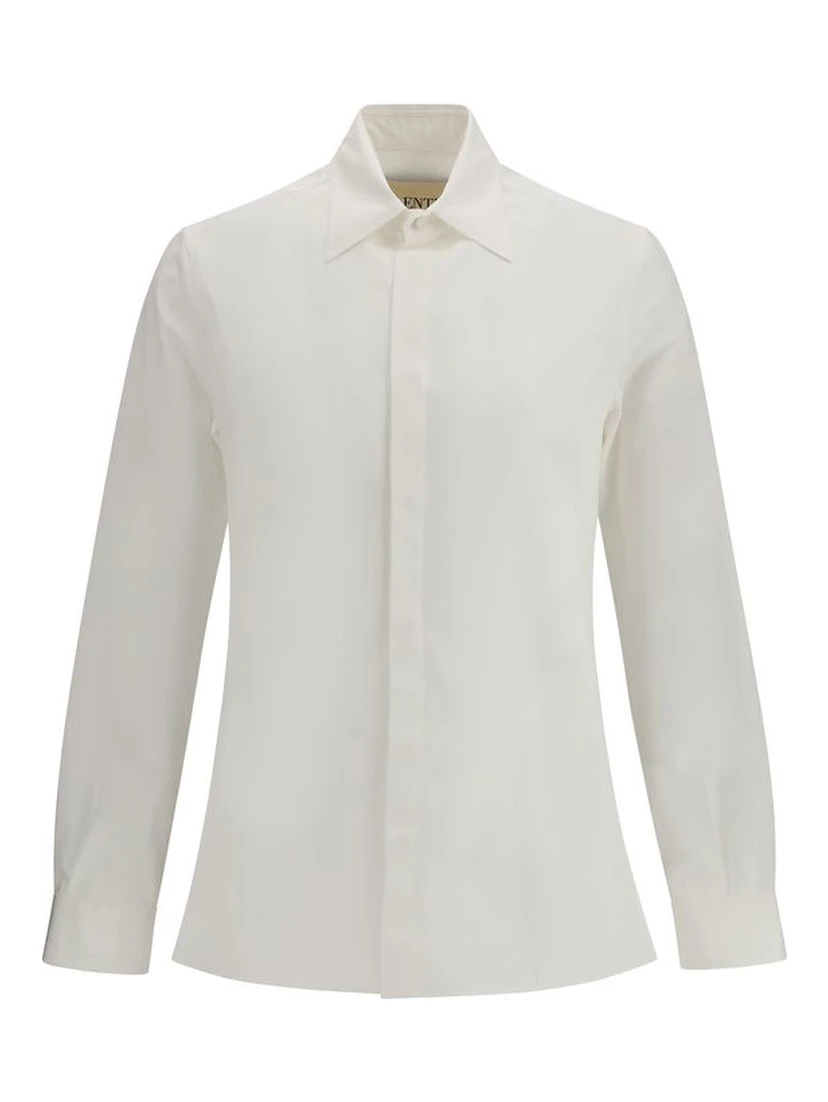 White Cotton Dress Shirt