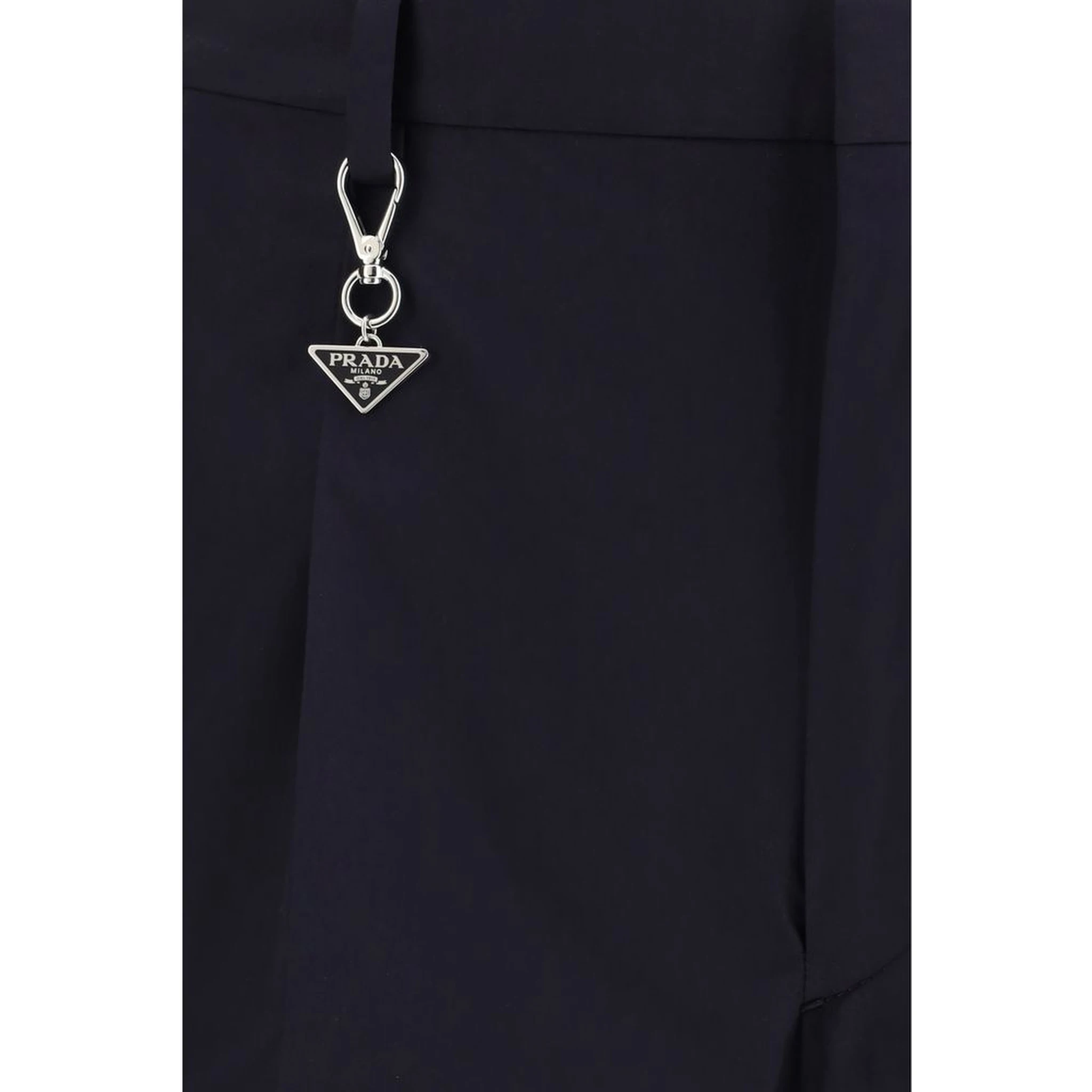 Blue Cotton Dress Pants