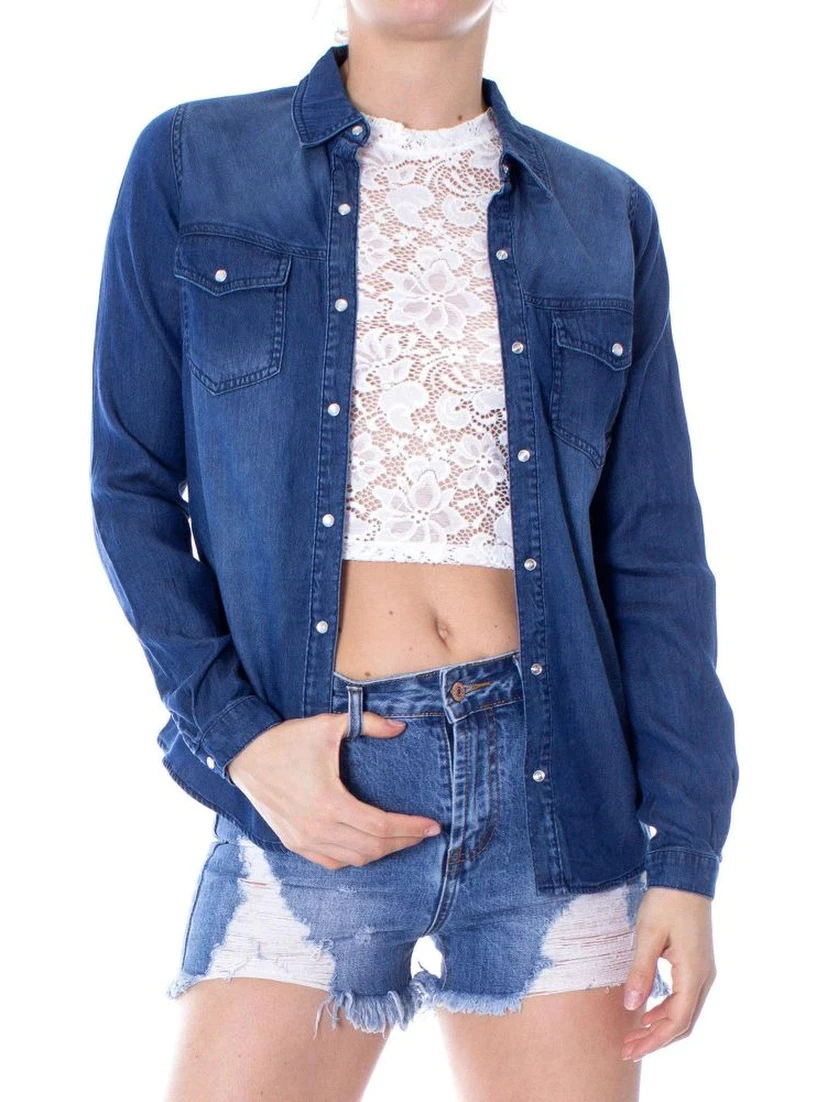 Blue Denim Shirt