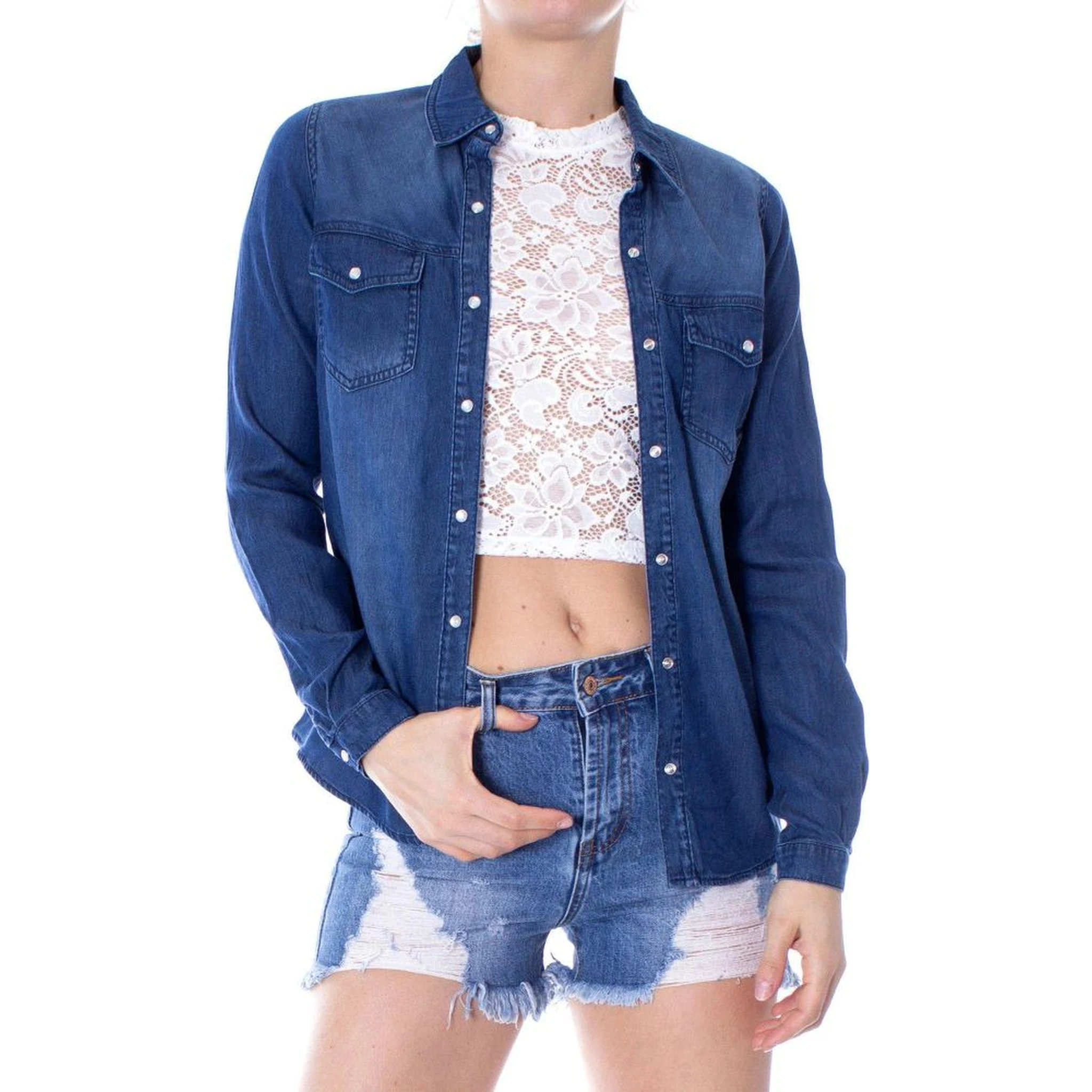 Blue Denim Shirt