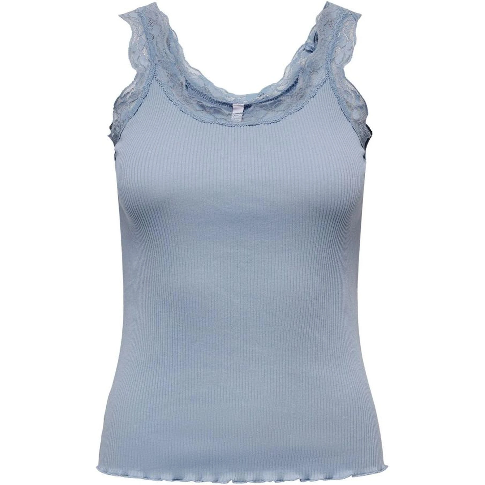 Light Blue Cotton Tank Tops
