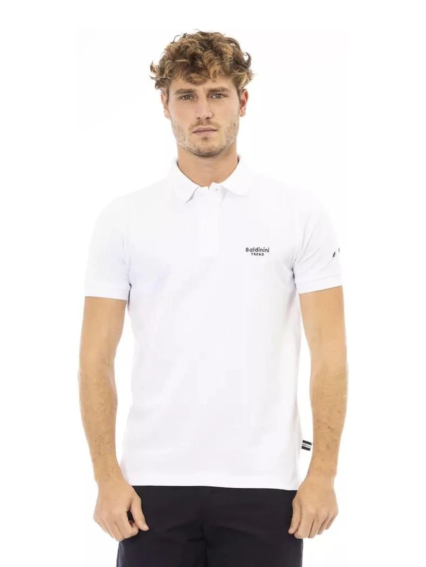 Black Cotton Polo Shirt