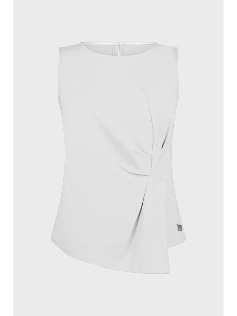 White Viscose Tank Tops