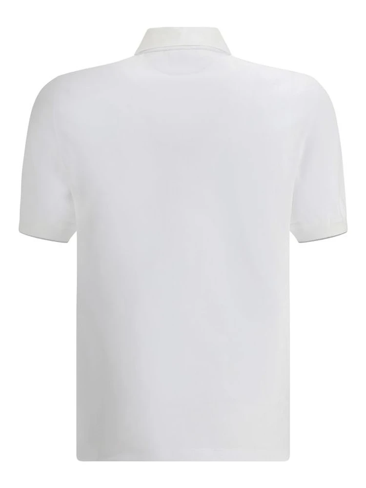 White Cotton Polo Shirt alternative