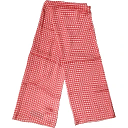 Red Checkered Plaid Neck Wrap Shawl  Scarf
