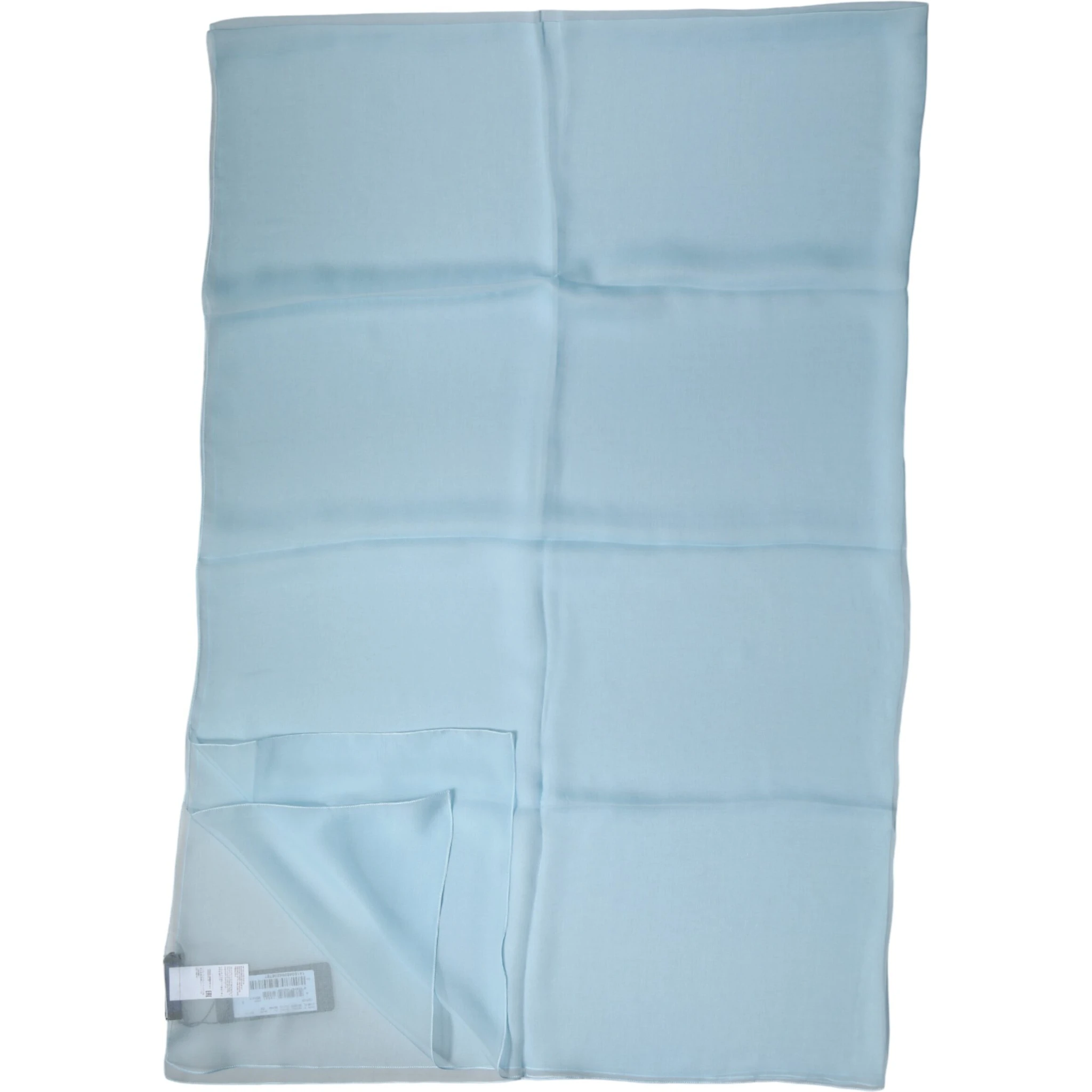 Light Blue Stole Silk Neck Wrap Shawl Scarf