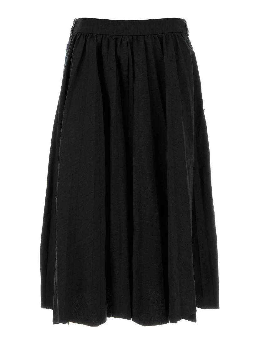 Hybrid Pleated Skirt