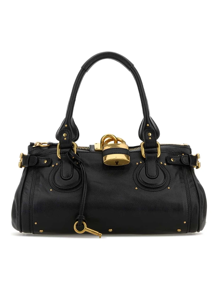 Chloe Black Paddington leather shoulder bag