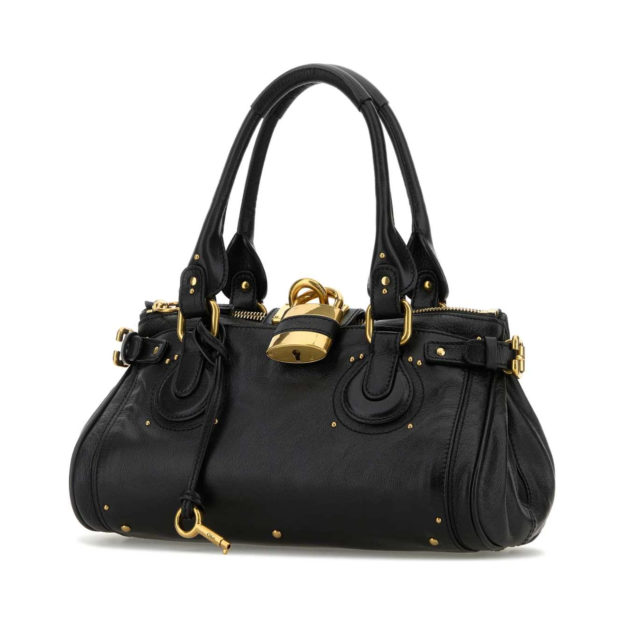 Chloe Black Paddington leather shoulder bag