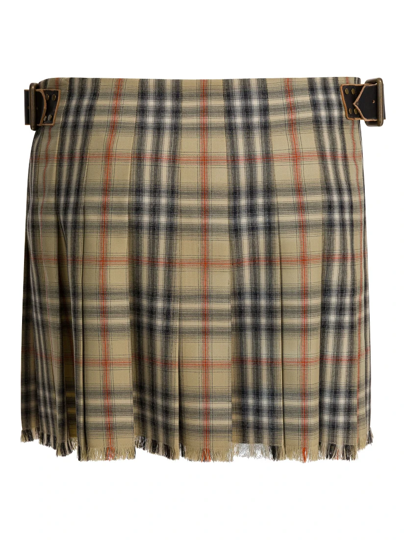 Wool "Check" mini kilt