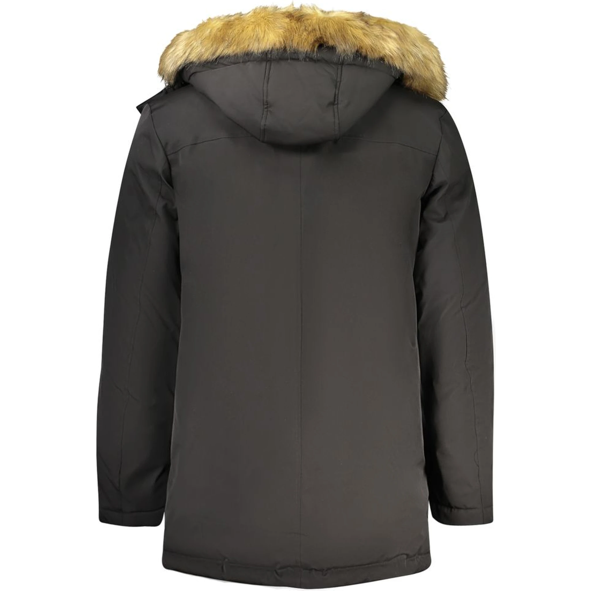 Black Polyester Mens Jacket