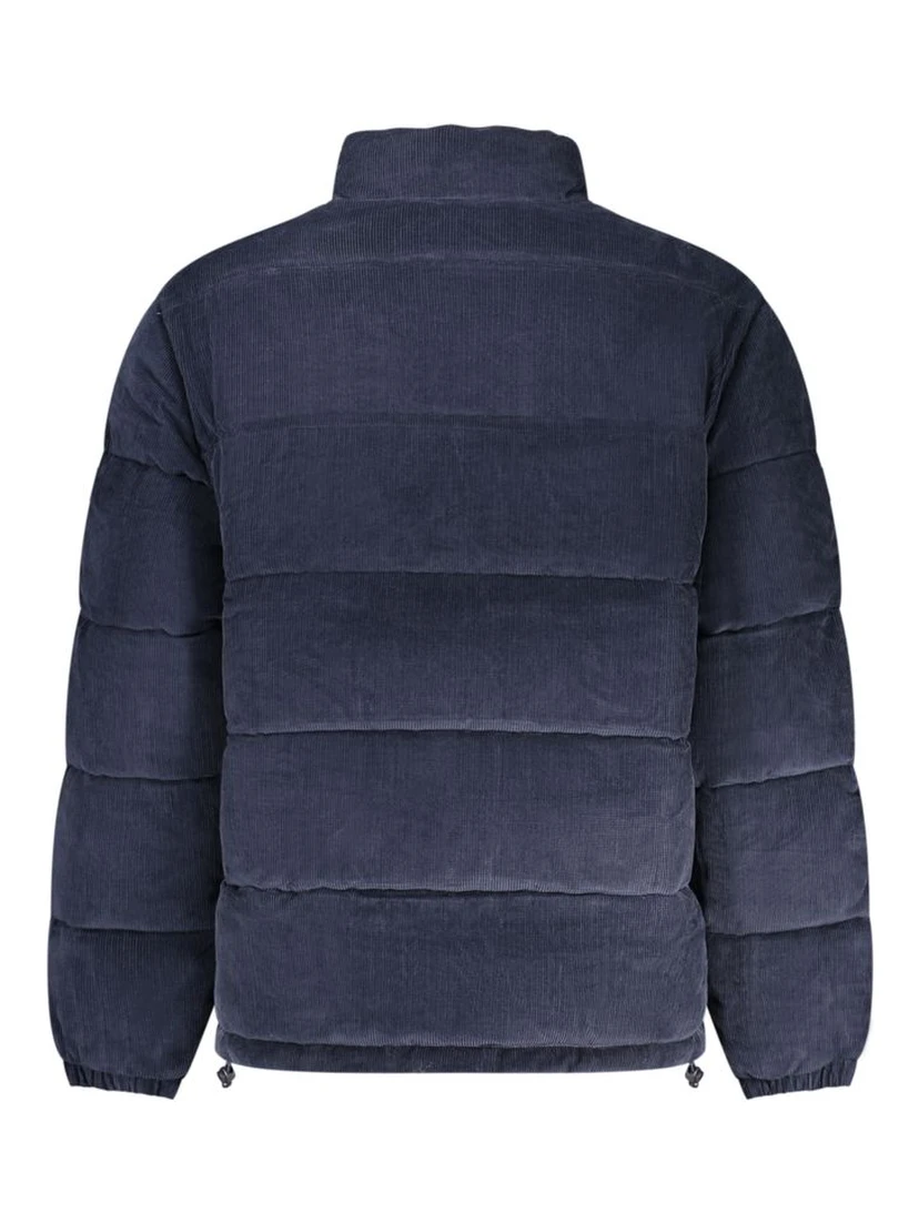 Blue Polyester Men's Jacket