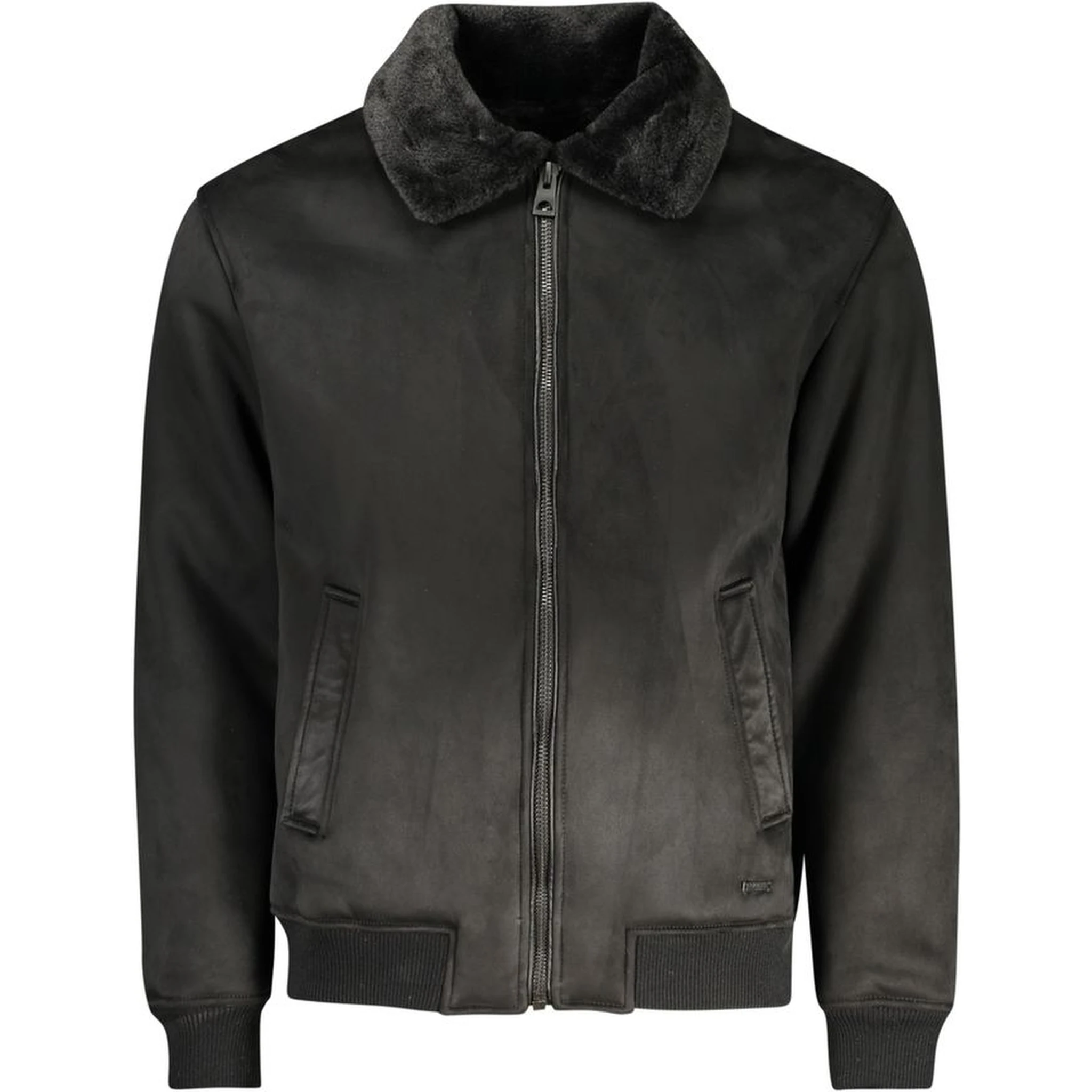Nero Poliuretano Men Jacket