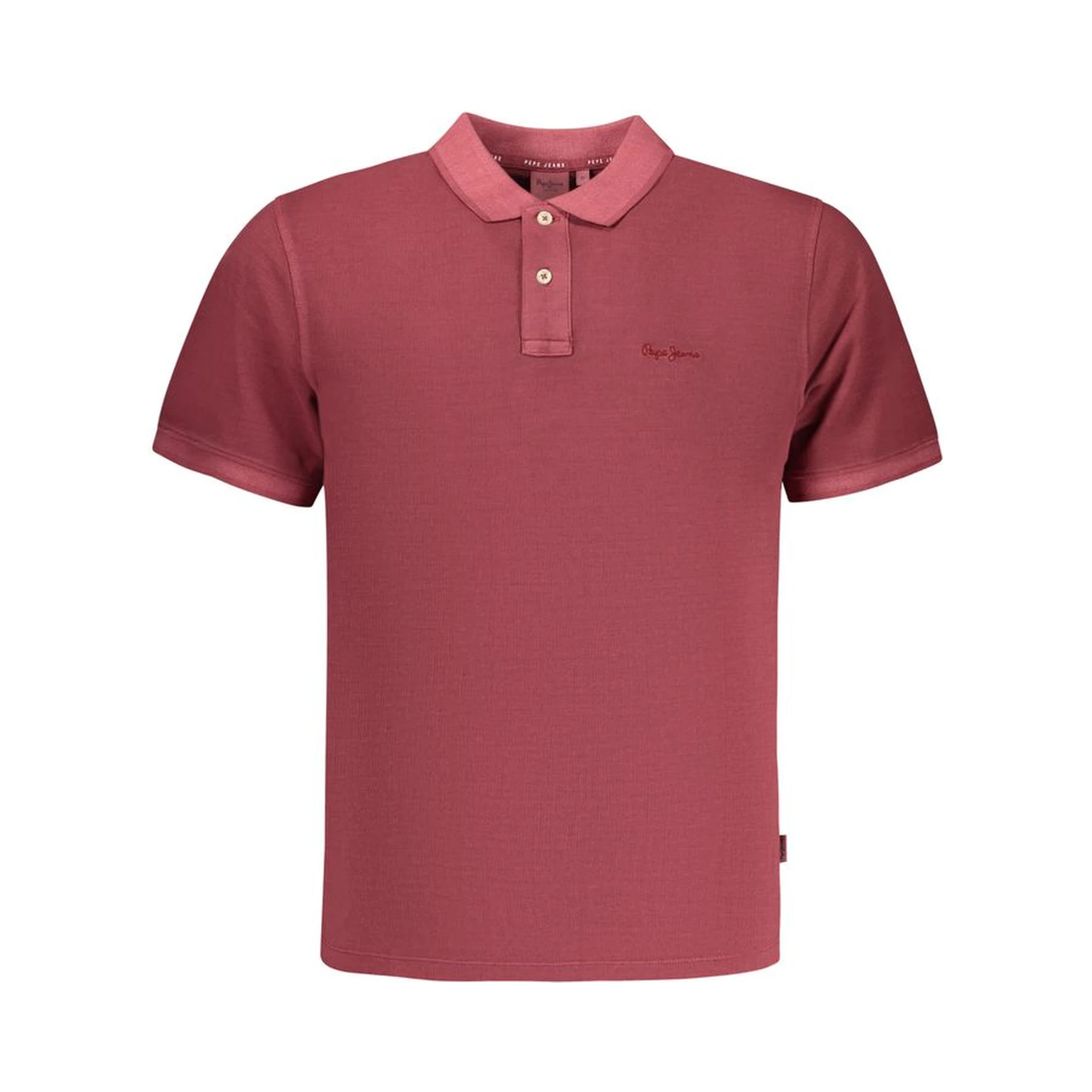 Red Cotton Polo Shirt