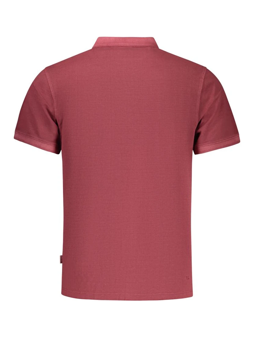 Red Cotton Polo Shirt