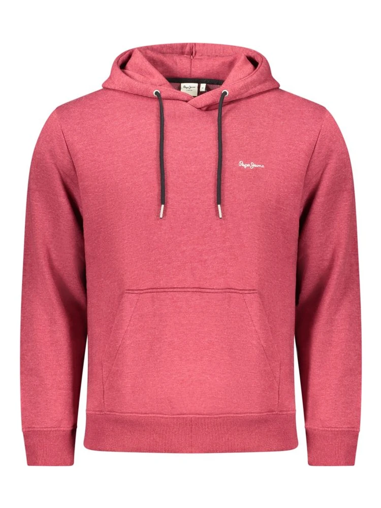 Red Polyester Men's Sweatshirt
