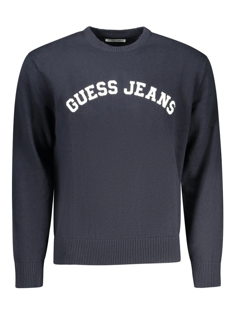 Blue Cotton Men's Sweater