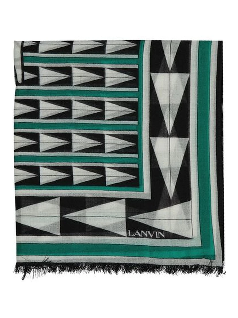 Bicolor Wool Scarf