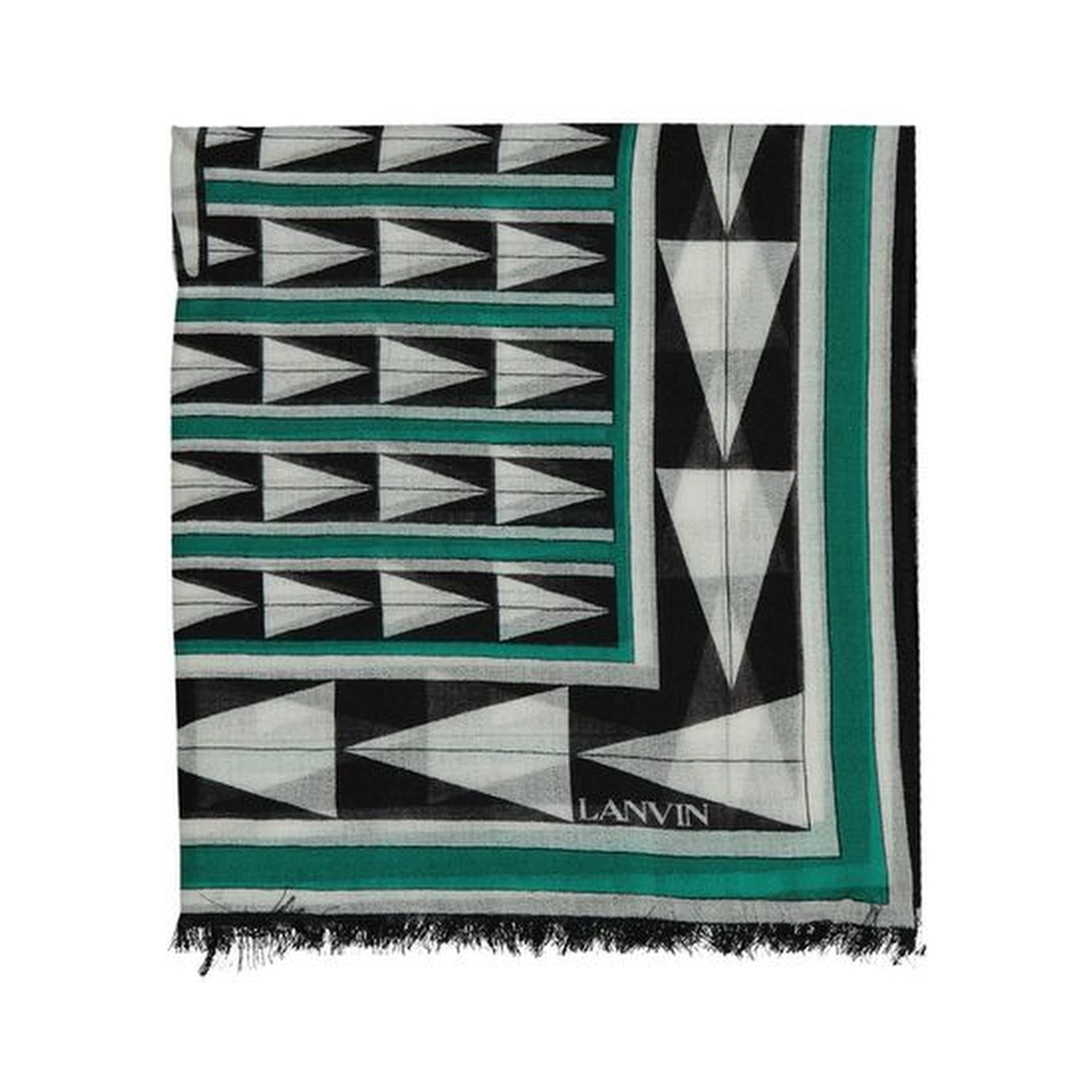 Bicolor Wool Scarf