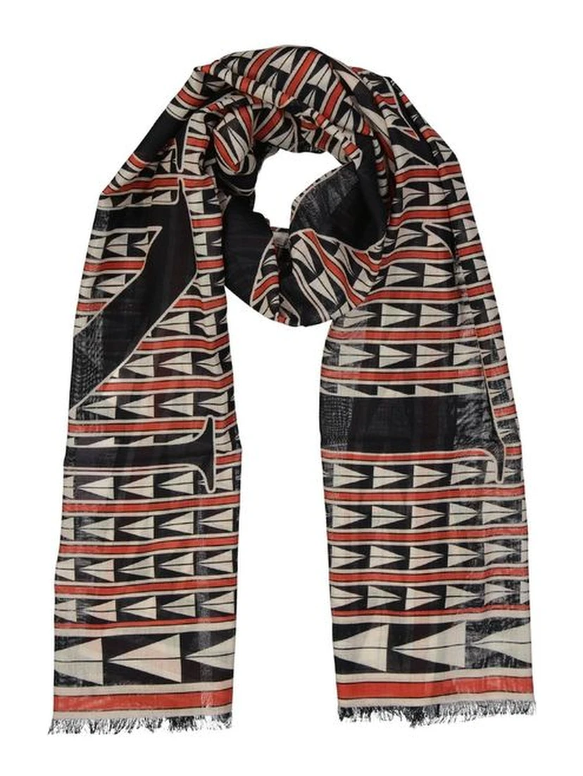 Black Wool Scarf