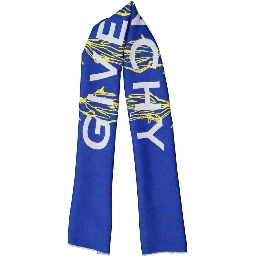 Blue Silk Scarf