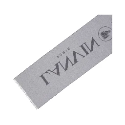 Gray Silk Scarf