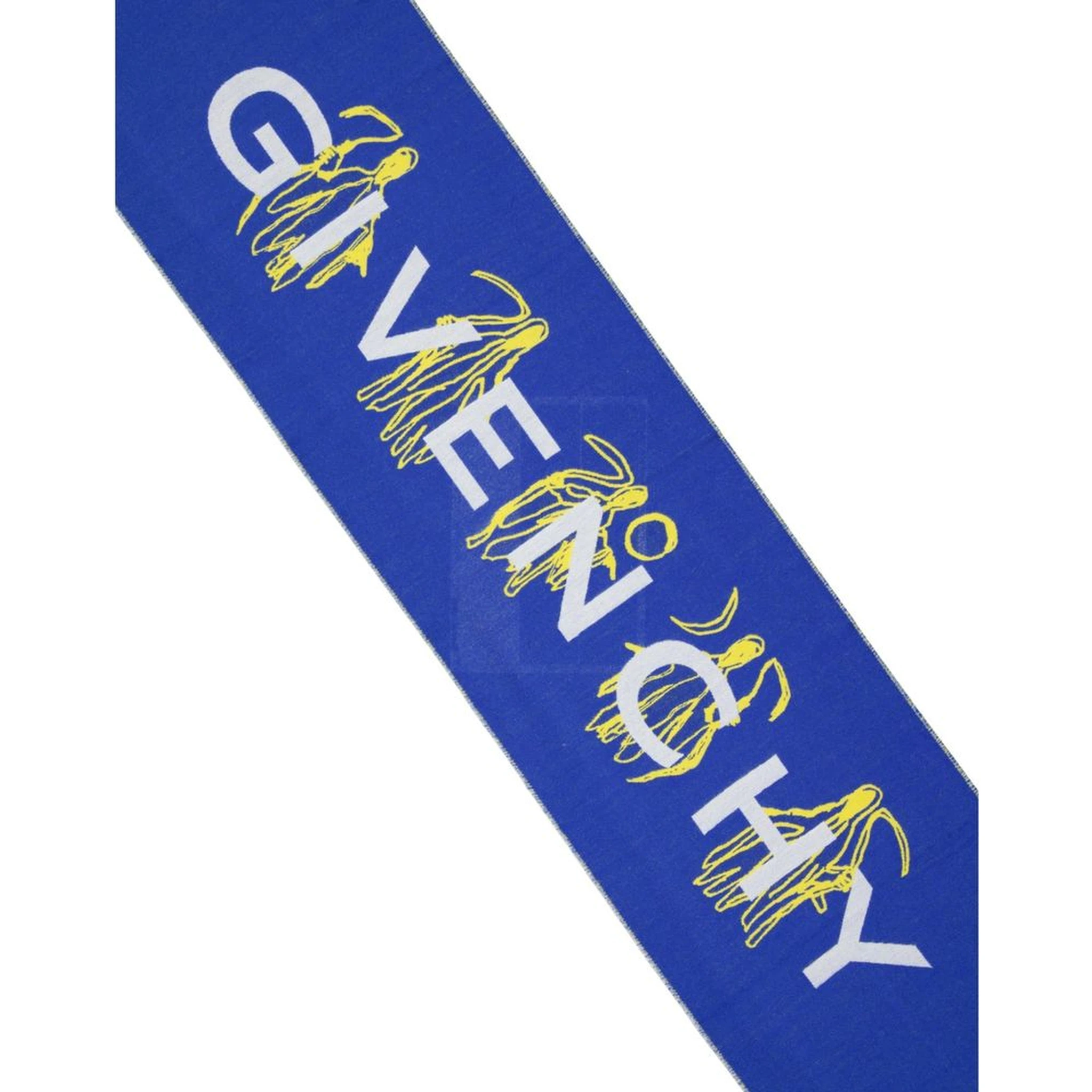 Blue Silk Scarf