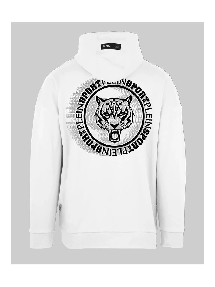 White Cotton Sweatshirt