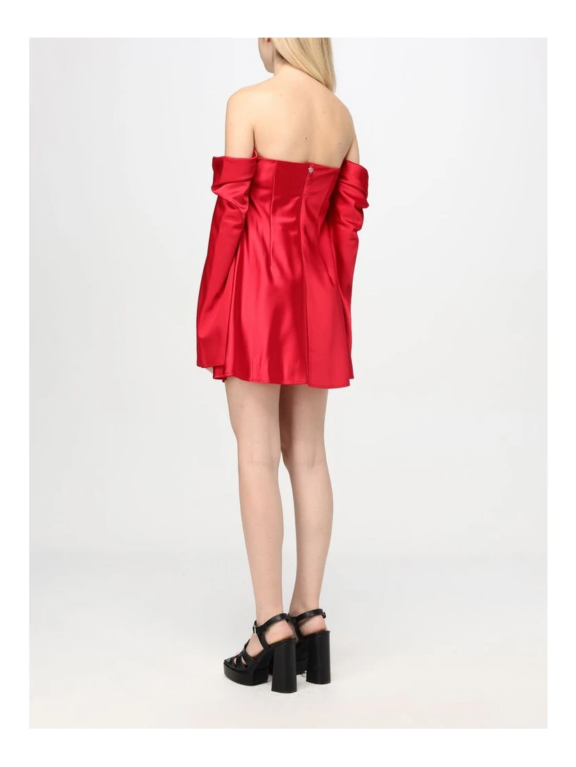 Multicolor Polyester Cocktail Dress