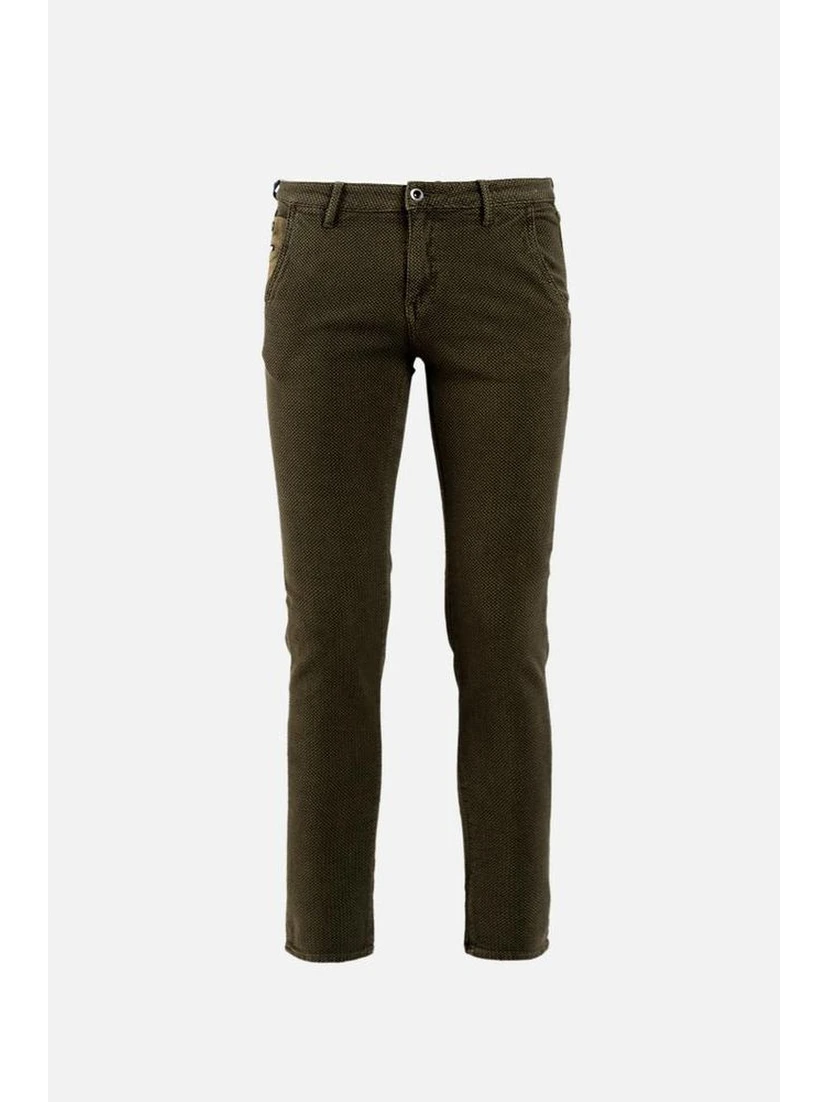 Brown Cotton Jeans Denim