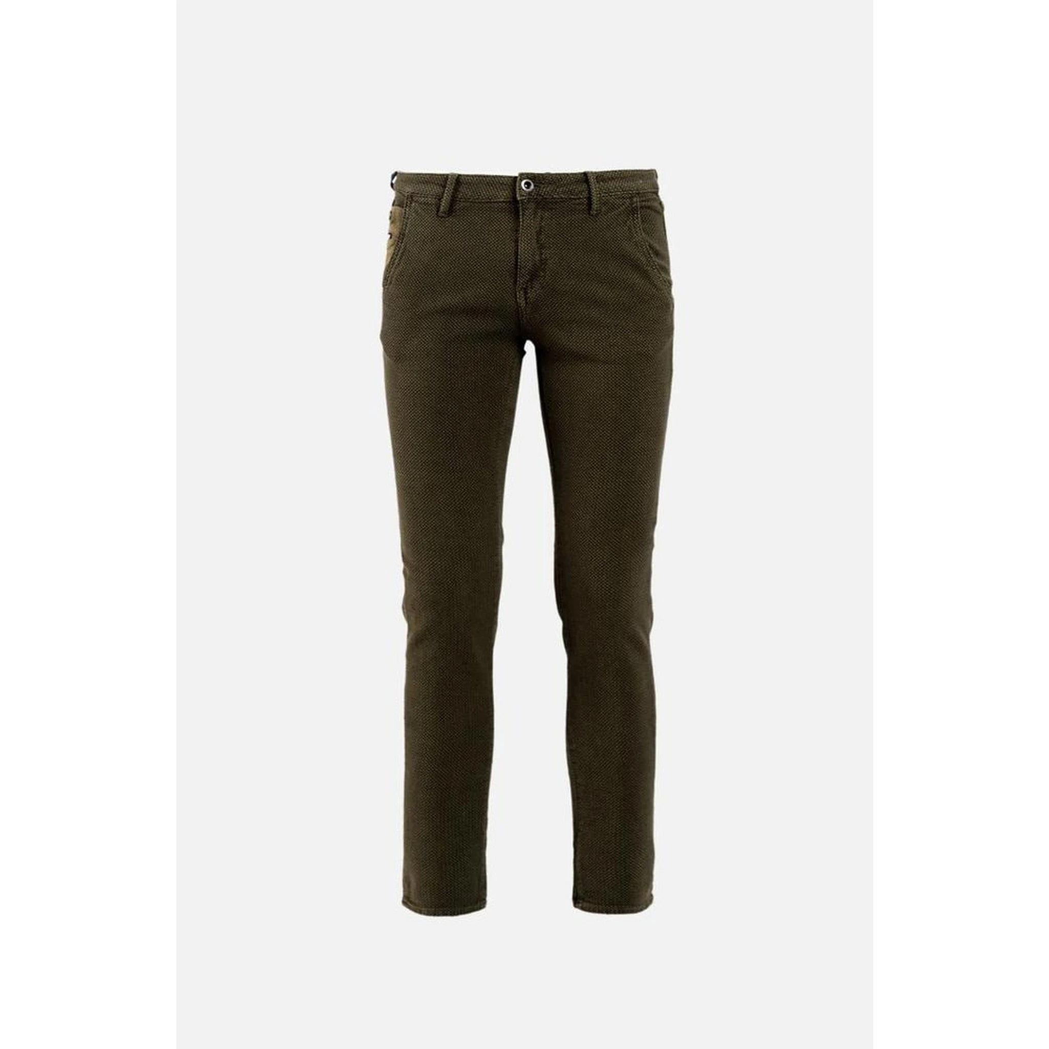 Brown Cotton Jeans Denim