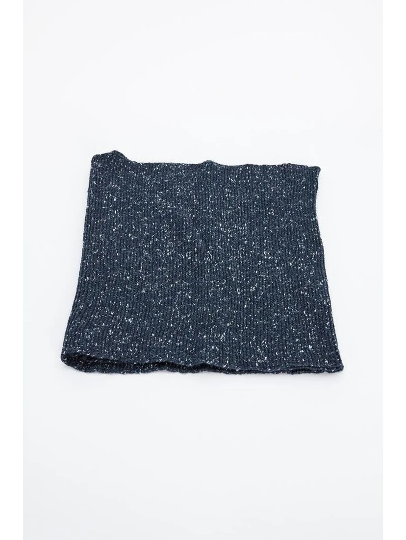 Blue Marabou Scarf