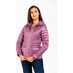 Pink Polyester Parka