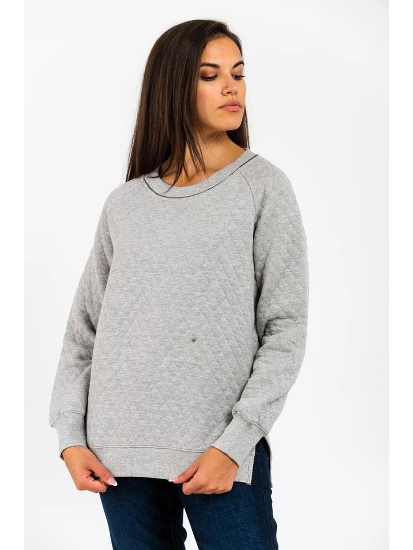 Gray Cotton Sweatshirt