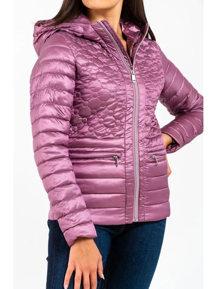 Pink Polyester Parka alternative