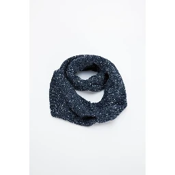 Blue Marabou Scarf