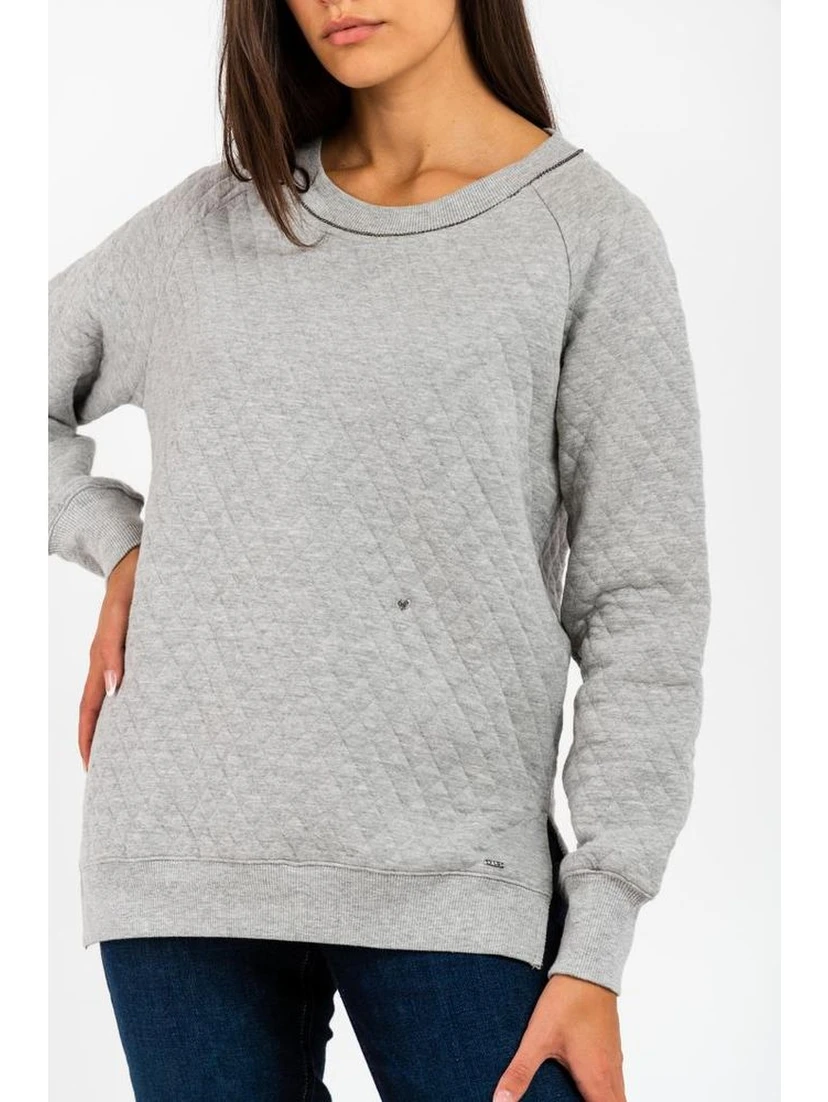 Gray Cotton Sweatshirt