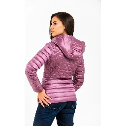 Pink Polyester Parka