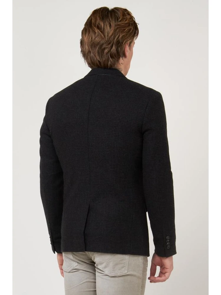 Black Polyester Blazer alternative