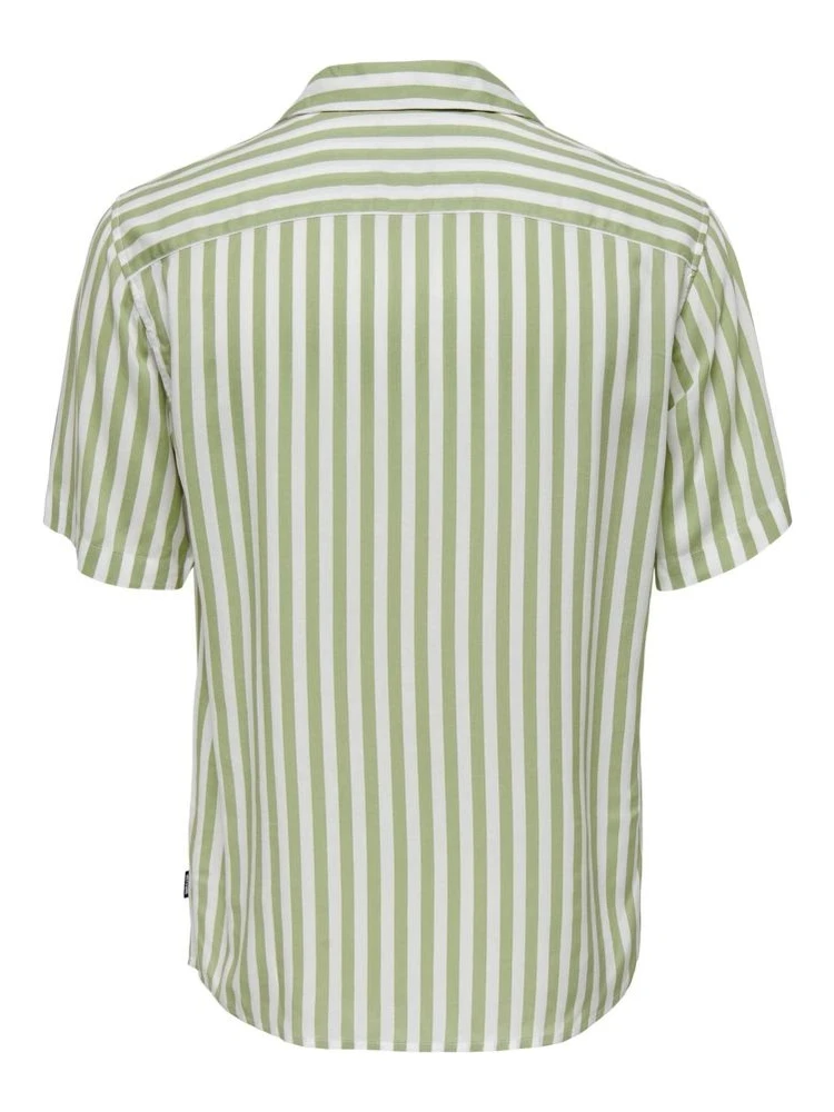 Bicolor Cotton Pattern Shirt alternative