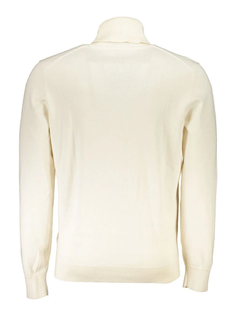 White Cotton Turtleneck