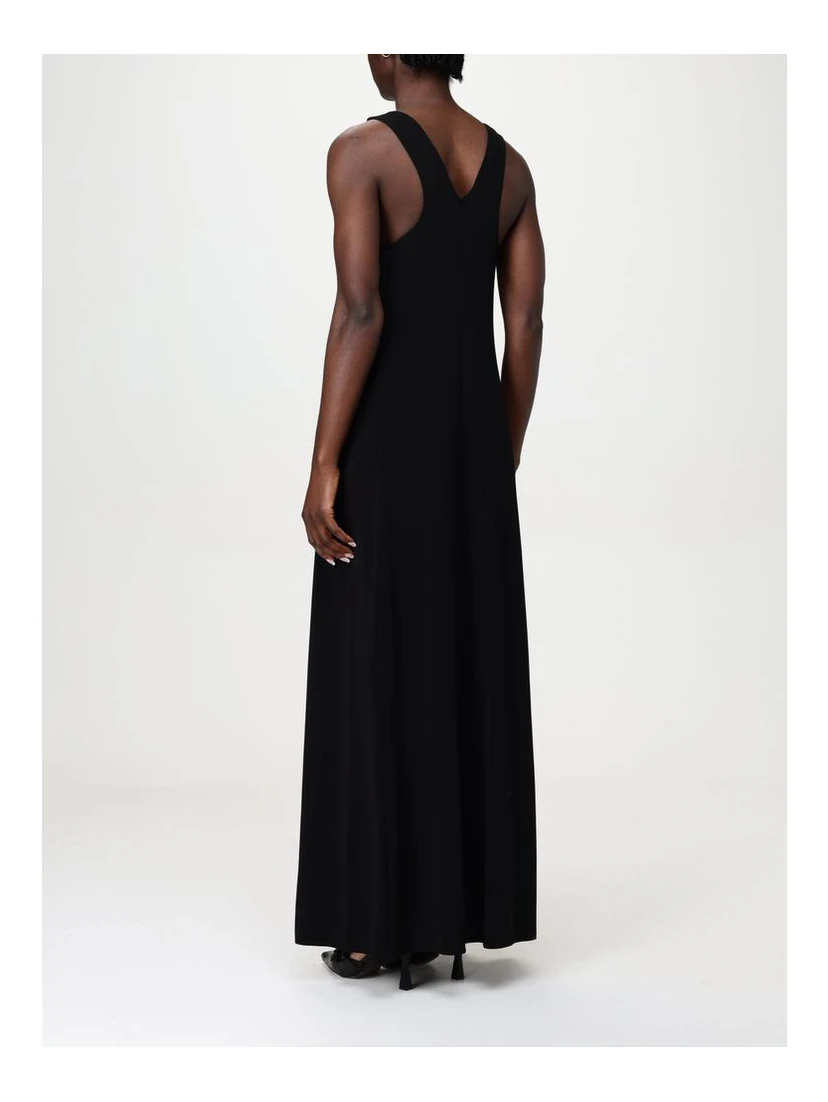 Black Jersey Casual Dress