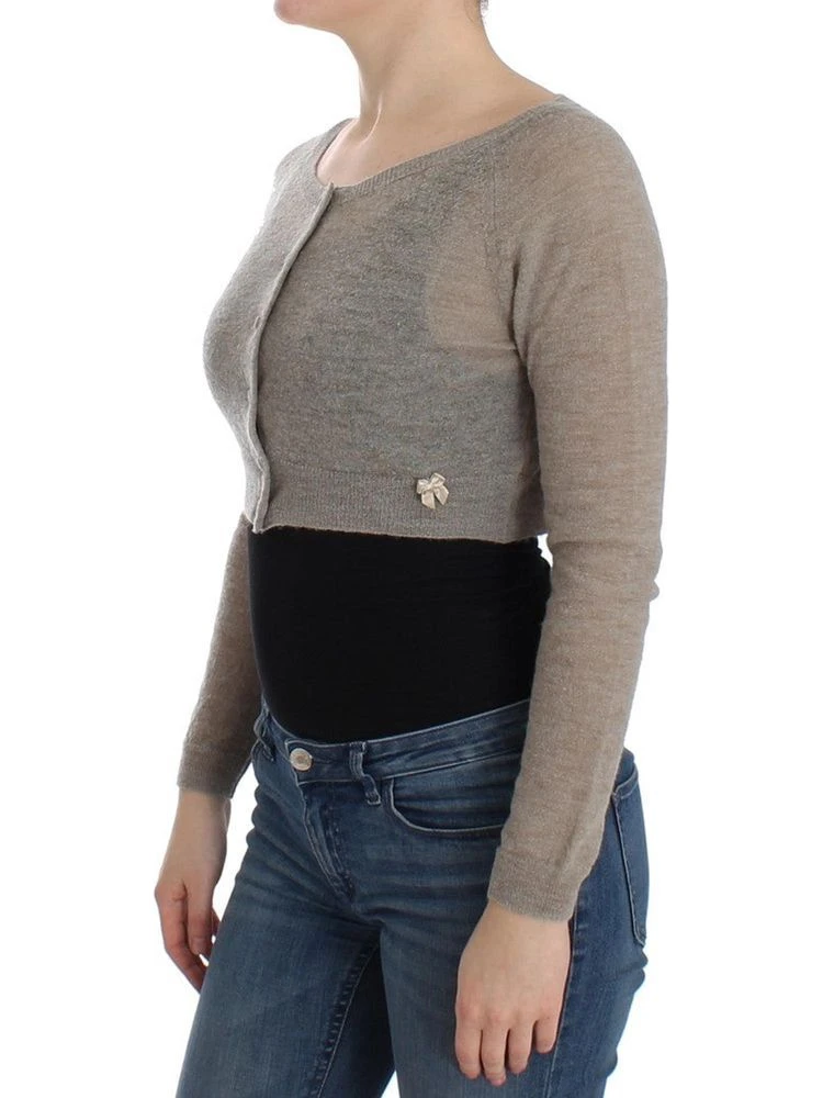 Beige Alpaca Leather Cardigan alternative