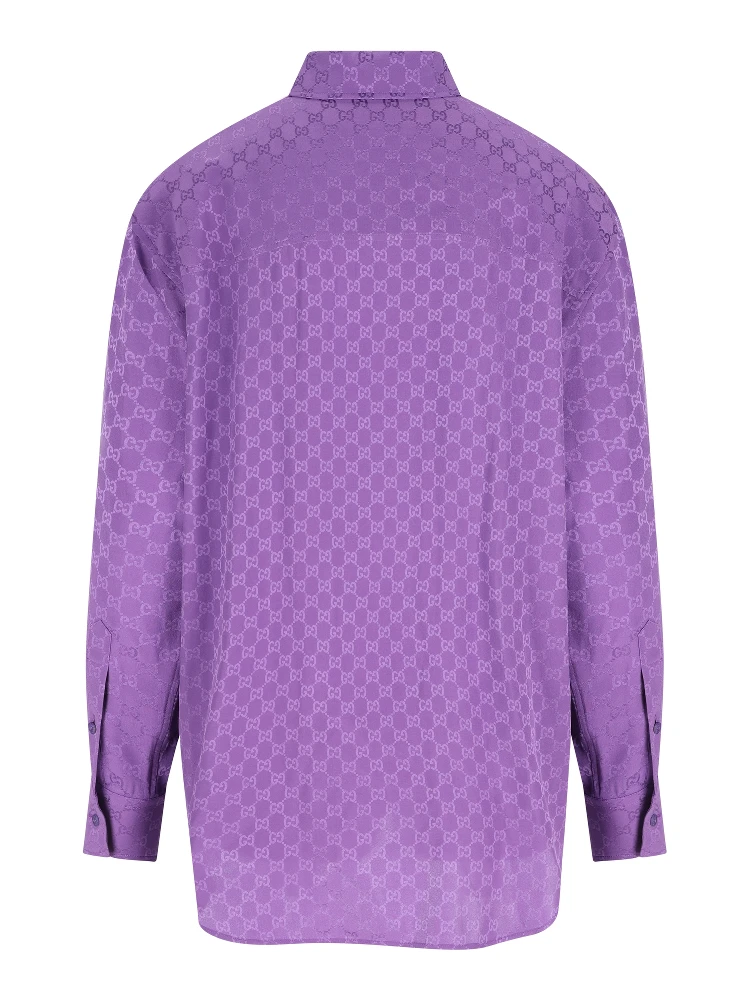 GG jacquard silk shirt alternative