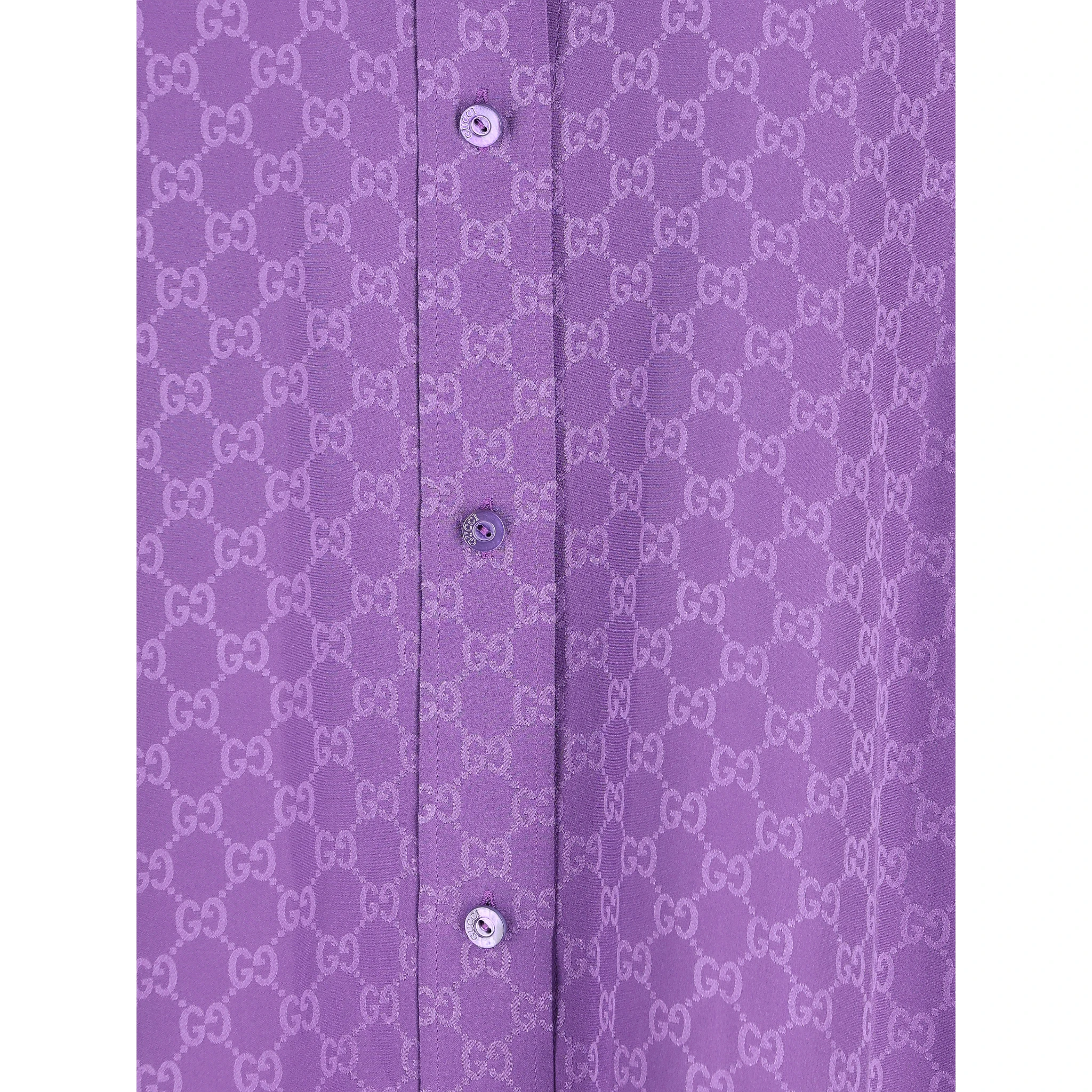 GG jacquard silk shirt