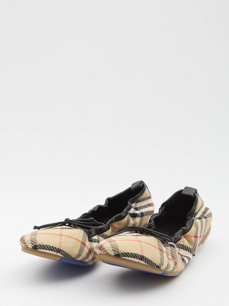 Fawn Check ballet flats alternative
